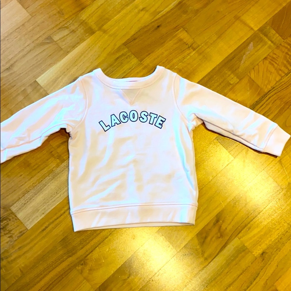 3T Lacoste sweatshirt. NWOT.